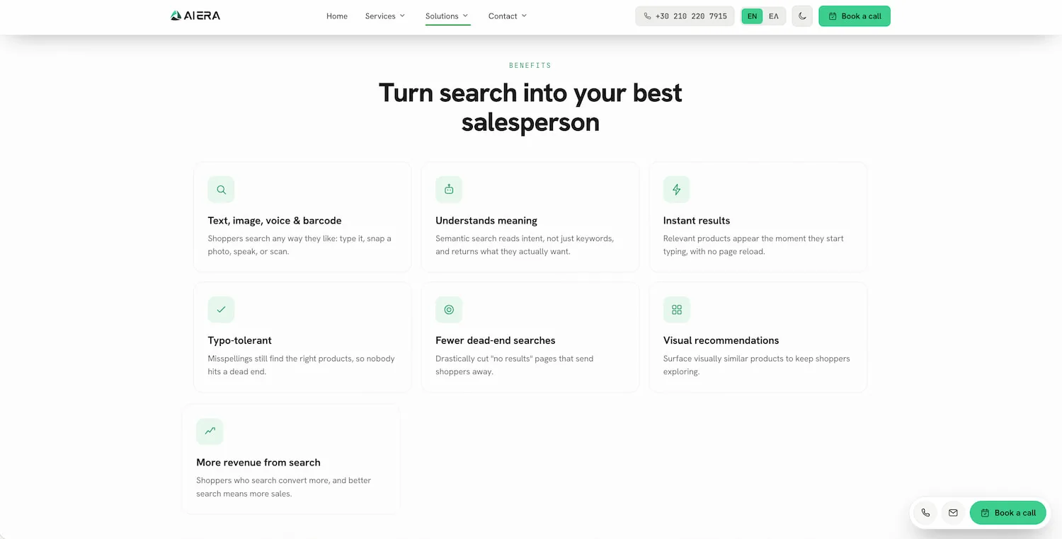 AI search bar
