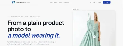 Fashion Studio — στιγμιότυπο της εφαρμογής