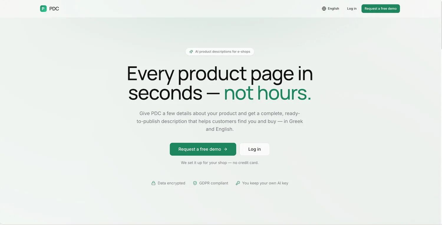 PDC: Product Descriptions Creator